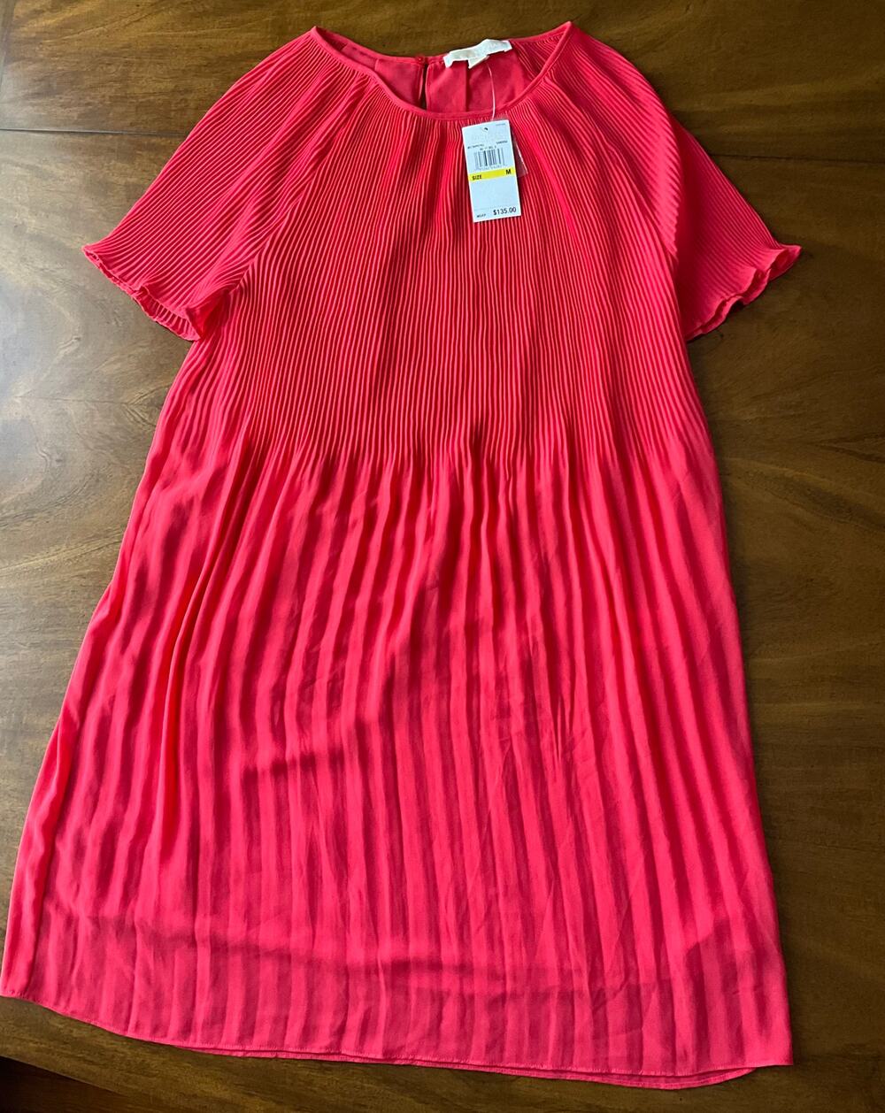 NWT Michael Kors Pleated Georgette Dress